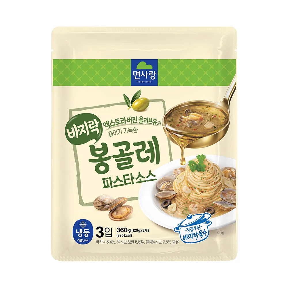 바지락 봉골레 파스타소스 3개입 (냉동), 360g, 1개