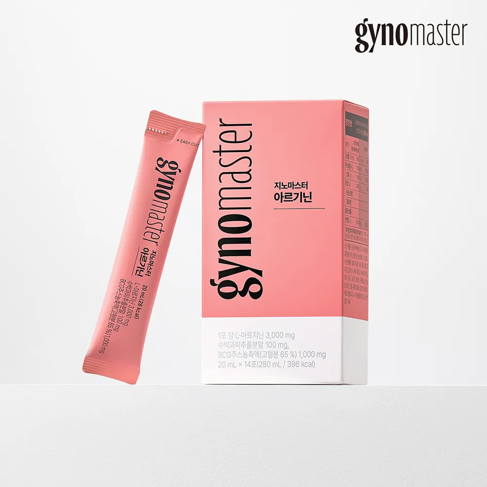 지노마스터 흡수 빠른 여자 아르기닌 3,000mg 1박스(14포) 샤인머스캣맛 L-아르지닌